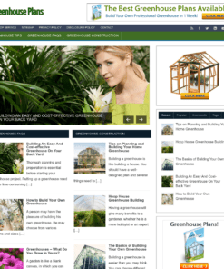 Greenhouse Plans Website
