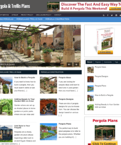 Pergola & Trellis Plans Website