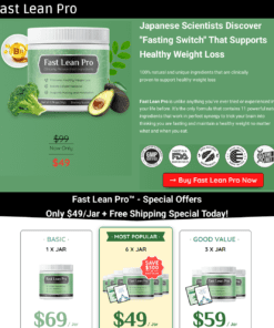 Fast Lean Pro Landing Page Website