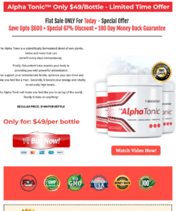 Alpha Tonic Landing Page Website