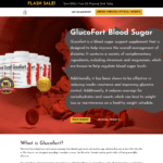 GlucoFort Landing Page Website