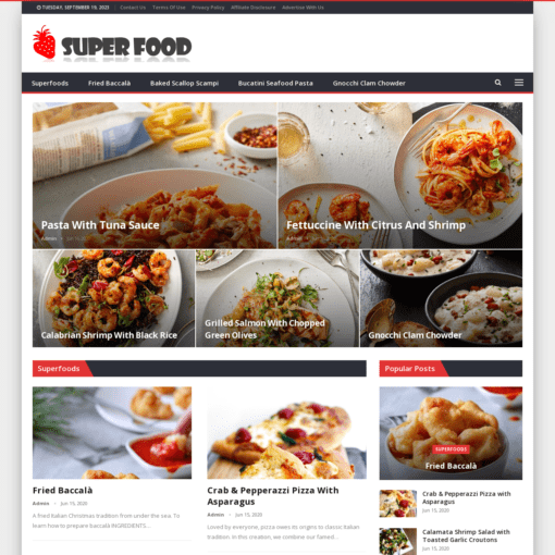 Super Foods Website