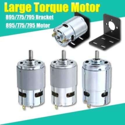 High Power Large Torque Motor 775 795 895 DC 12V~24V 3000-12000RPM Bracket NEW