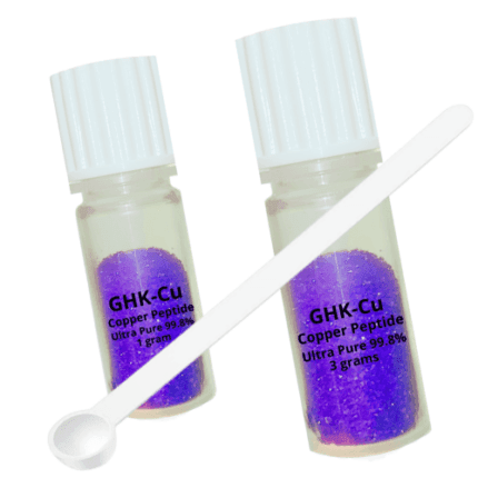GHK-Cu Copper Peptide Ultra Pure 99.8 % Blue Powder Anti Aging for SKIN and HAIR