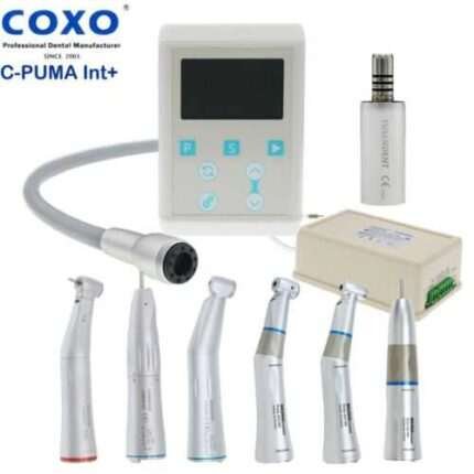 COXO Dental Built in Electric LED Micro Motor INT + 1:1 1:5  1:4.2 Contra Angles