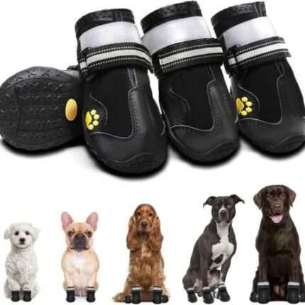 NEW Dog Boots Paw Protector for Hot Pavement Winter Snow Outdoor Walking 7 Sizes