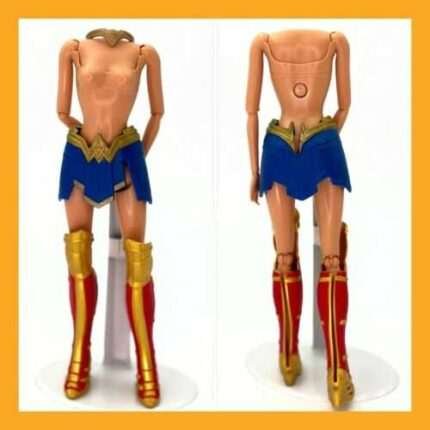 ❤️Wonder Woman Barbie Doll Boots, Skirt, Tiara Mattel❤️