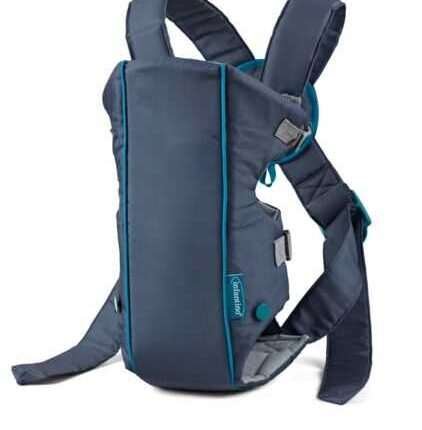 Swift Classic Baby Carrier with Wonder Cover Bib, 2-Position, 7-26lb, Gray