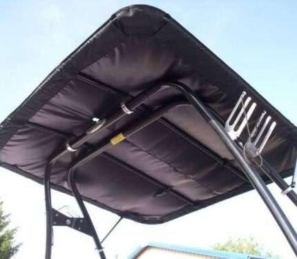 BIMINI SHADE CANOPY mounts above wakeboard tower wake board, EXTRA LARGE 6.5x6.5