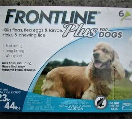Frontline Plus for Dogs 23 - 44 lbs (6 pack) 100% Genuine U.S EPA Approve !!!