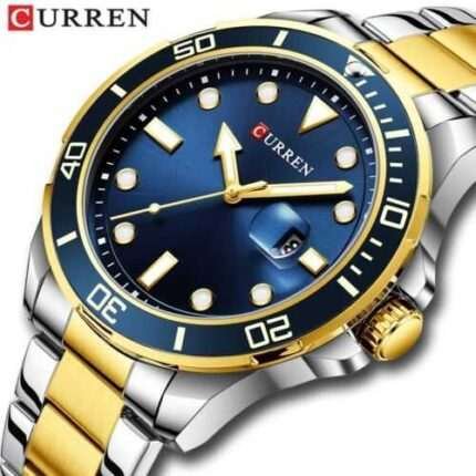 CURREN Brand Watches Men Steel Bracelet Wristwatch Casual Male Quartz Watch Gift