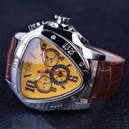 JARAGAR Geometric Triangle Men's Sports Watch Automatic Mechanical Wrist Watches