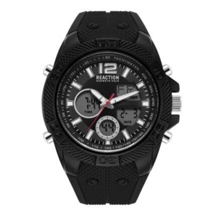 Kenneth Cole Reaction Men's Analog Digital Watch Silicone Strap KRWGP2188701