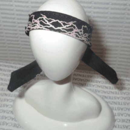 HEADBAND KEN DOLL BLACK WHITE LIGHTNING FASHION ACCESSORY DOJO MOJO BARBIE MOVIE