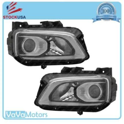 Fits 2018 2021 Hyundai Kona Halogen Headlamp Headlight Assembly Left Right Pair
