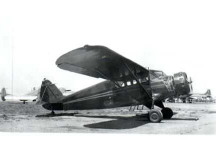 Stinson Reliant Straight Wing Airplane Aircraft Vintage Photograph 5x3.5 NC13457