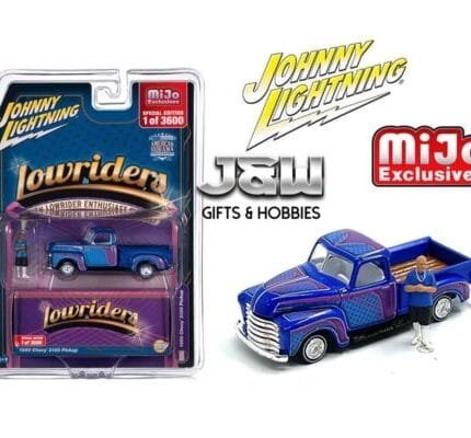 Johnny Lightning Chevrolet Pickup 1950 with Figure Lowriders JLCP7457' 1/64