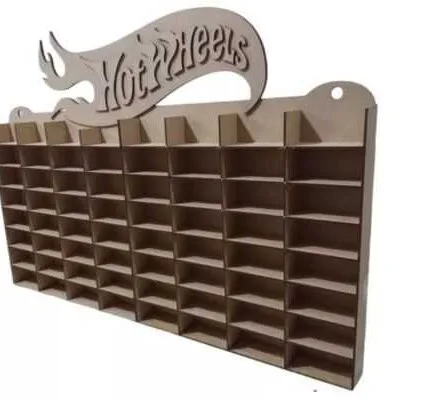 Hot Wheels Display For 64 Cars MDF