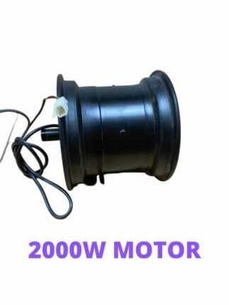 2000w  Brushless dc rear motor with rim, Peak watts : 4000W
