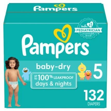Pampers Baby Dry Diapers Size 5 Count 132