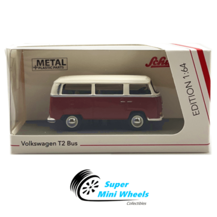 Schuco 1:64 Volkswagen T2 Bus (Red)
