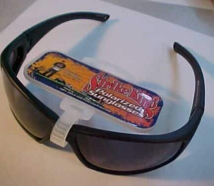 NEW Strike King Sunglasses  Polarized Optics PRO BLOCKER FISHING GLASSES GRAY