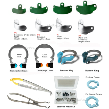 Dental Matrix Bands Ring Sectional Matrice Clamp Fit Garrison Palodent V3 System