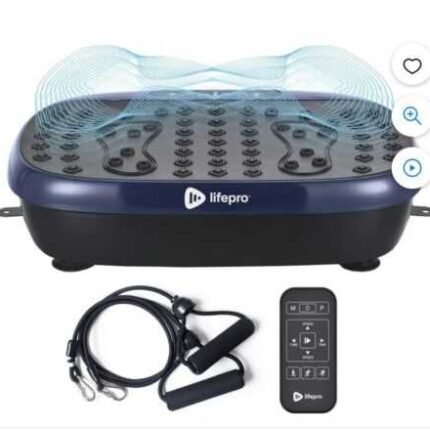 LifePro HexaPlate Lite Vibration Plate Exercise Band Workout Machine Workout