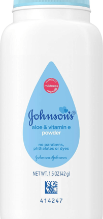 Johnson'S Baby Naturally Derived Cornstarch Baby Powder with Aloe and Vitamin E