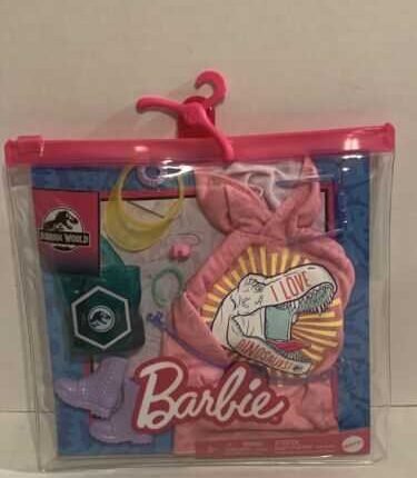 Barbie Jurassic World Fashion Pack Top And Accessories #3 Mattel 2021