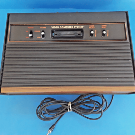 ORIGINAL ATARI 2600A VIDEO COMPUTER SYSTEM w/ 7 GAMES