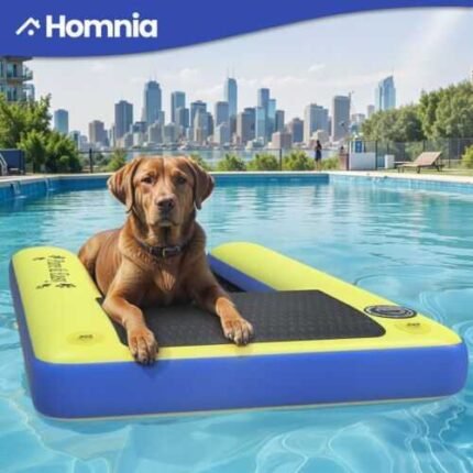 Floating Dog Boats Inflatable Water Pool Ramp 59" x 37,4" Boats Docks Beach