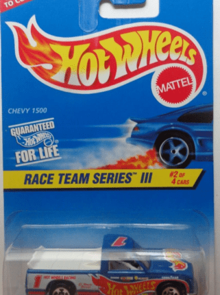 1997 Hot Wheels ~RACE TEAM III~ Chevy 1500 2/4 (5 Spoke Hub Wheels)