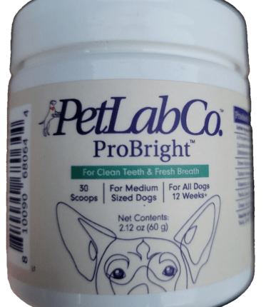 PetLab Co. ProBright Dental Powder for ALL Dogs 12+ Weeks  -- 2.12 oz  ( 60 g )