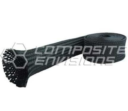 Carbon Fiber Fabric Sleeve 3k Aerospace - 3" Diameter