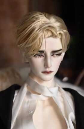 Doll Wig Suitable for 1/3 Silk Hand Altered Hair Styling Hair Side Parting Boy