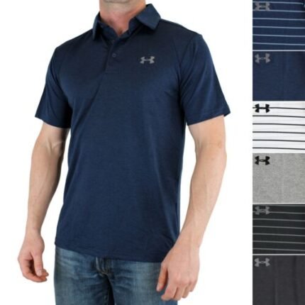 Under Armour Men's Playoff Polo 1327037 Quick Dry Short Sleeve Golf Shirt SPF40
