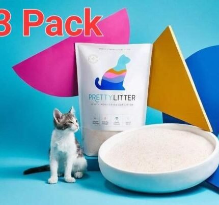 Health Monitoring Cat Pretty Litter, Pet Litter 6 LB BAG 2 Month Supply   3 Pack