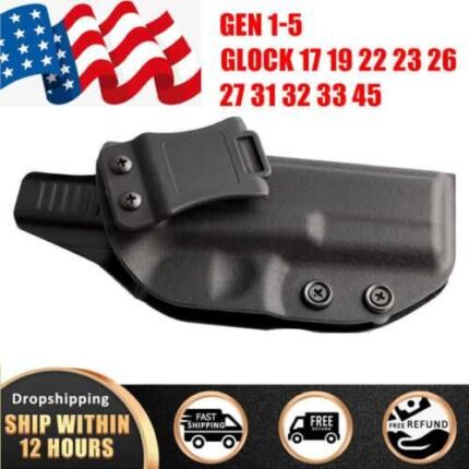 IWB Holster for Glock 17 19 22 23 26 27 31 32 33 45 Gen 1-5 Concealed