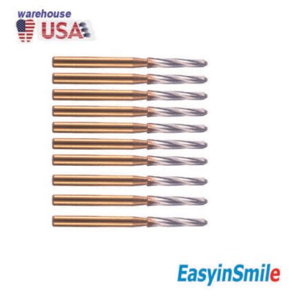 Endo-Z Bur Dental Carbide Tungsten Easyinsmile 1.4*23mm Surgical Cutter 10Pcs
