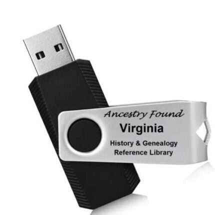 VIRGINIA - History & Genealogy - 270 Books on USB Flash Drive - Ancestors VA