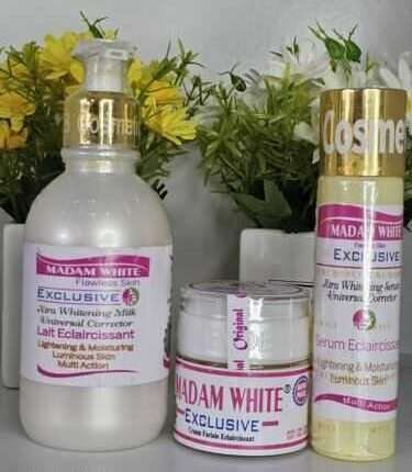 Madam White Lotion + Face Cream And Serum Authentic 100%