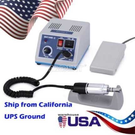 SHIYANG Dental Lab Micro Motor Polisher N3 + 35K.rpm Polishing Handpiece E-Type