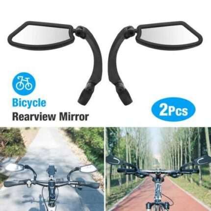 1/2/5/10pair Bike Rearview Mirror MTB Handlebar Convex Rear View Mirror Bar End
