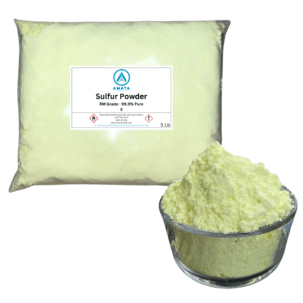 Sulfur powder 99.9% Pure RM Grade 5lb Bag