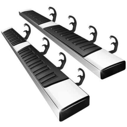 6" Running Board For 2019-2024 Silverado/Sierra 1500 Crew Cab Nerf Bar Side Step