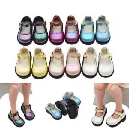 Blythe Doll Fashion Shoes for 1/6 Scale 12" Bjd Dolls Pu Leather Sandals Clothes